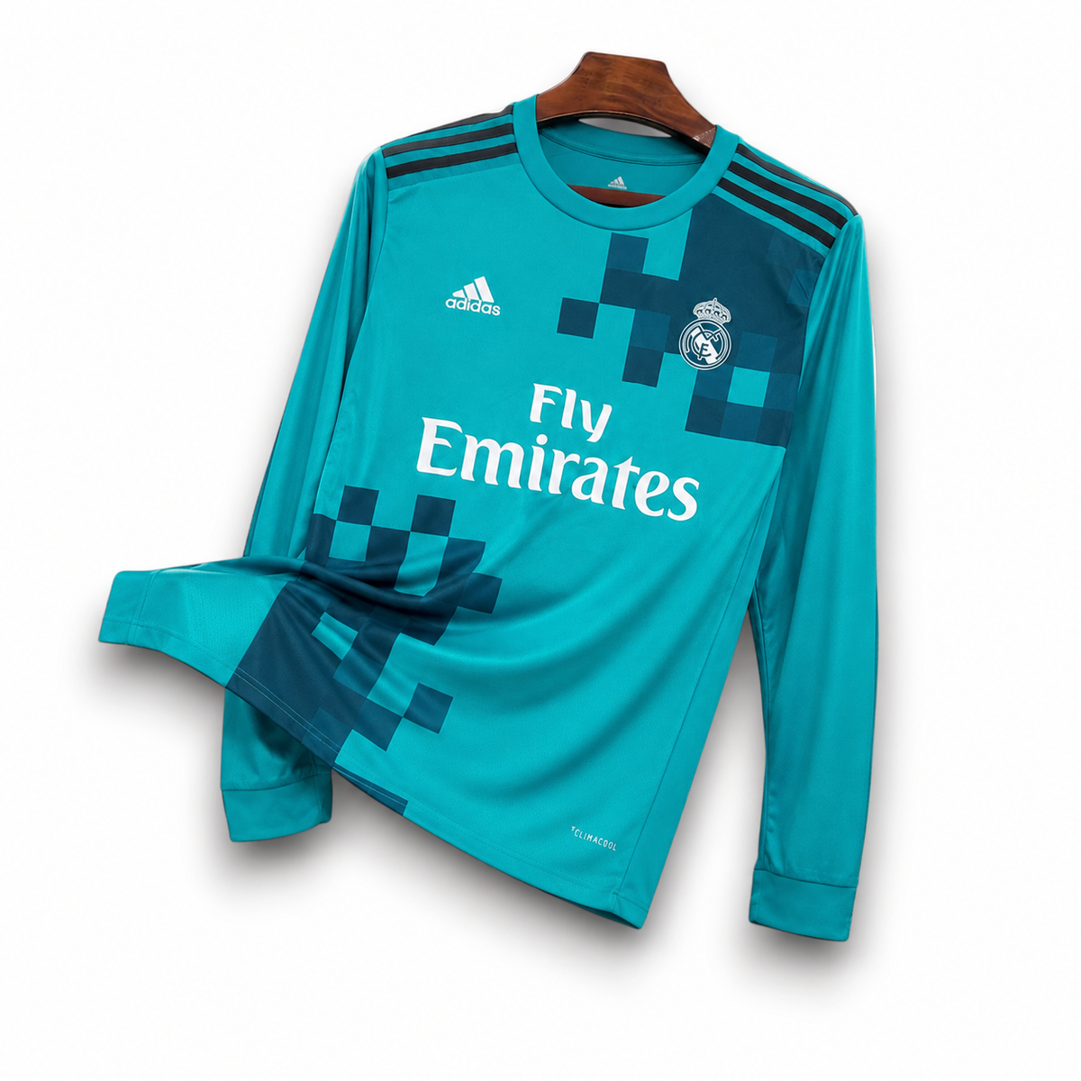 REAL MADRID - MAILLOT EXTÉRIEUR THIRD MANCHES LONGUES RETRO 17/18