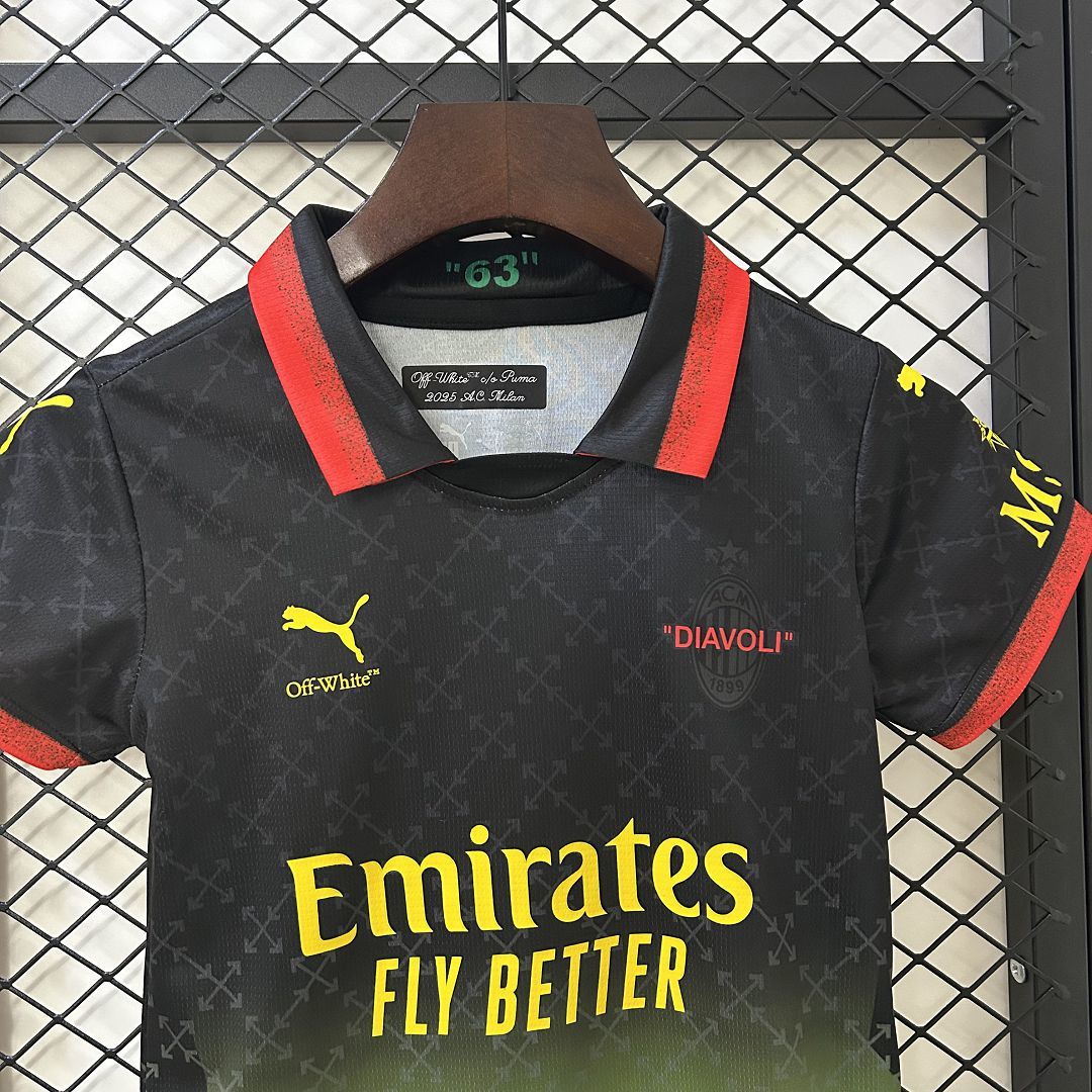 AC MILAN - ENSEMBLE ENFANT FOURTH X OFF WHITE 24/25