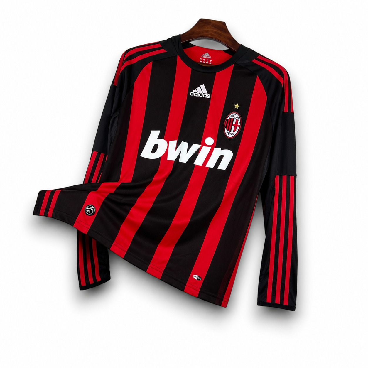 AC MILAN - HOME LONG SLEEVE RETRO JERSEY 08/09