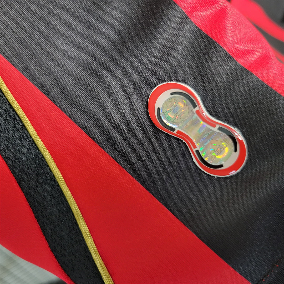 AC MILAN - MAILLOT DOMICILE MANCHES LONGUES RETRO 06/07