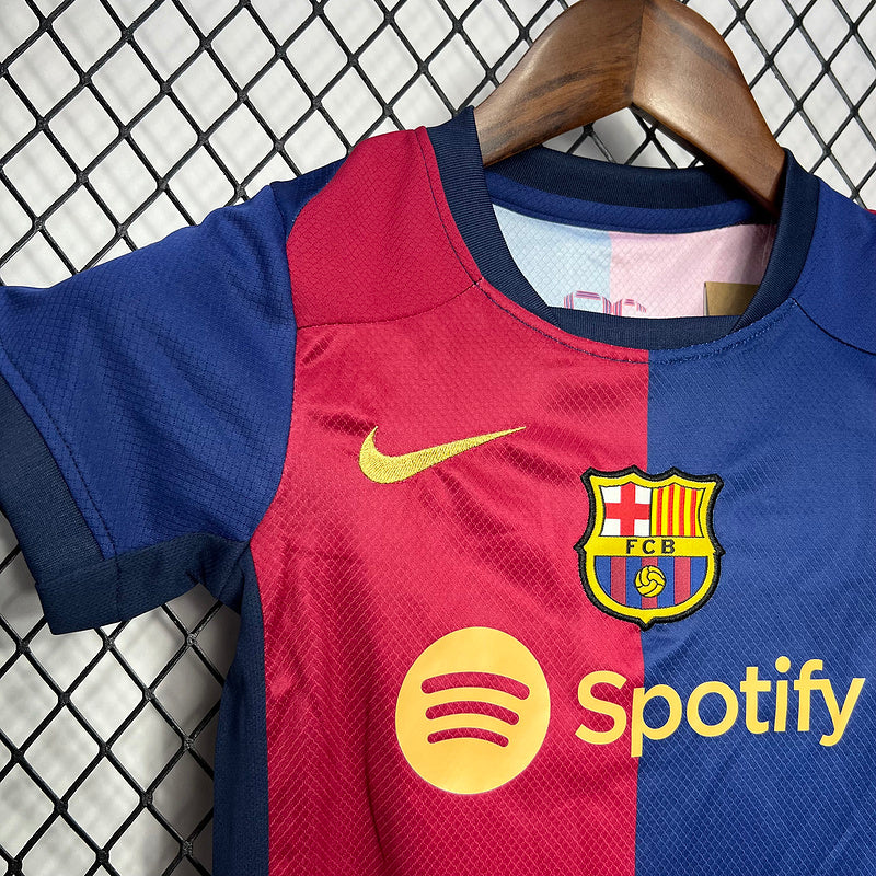 FC BARCELONE - ENSEMBLE ENFANT DOMICILE 24/25