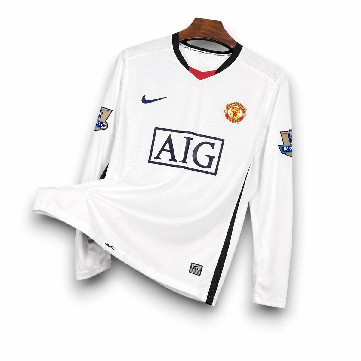 MANCHESTER UNITED - LONG SLEEVE AWAY SHIRT RETRO 08/09