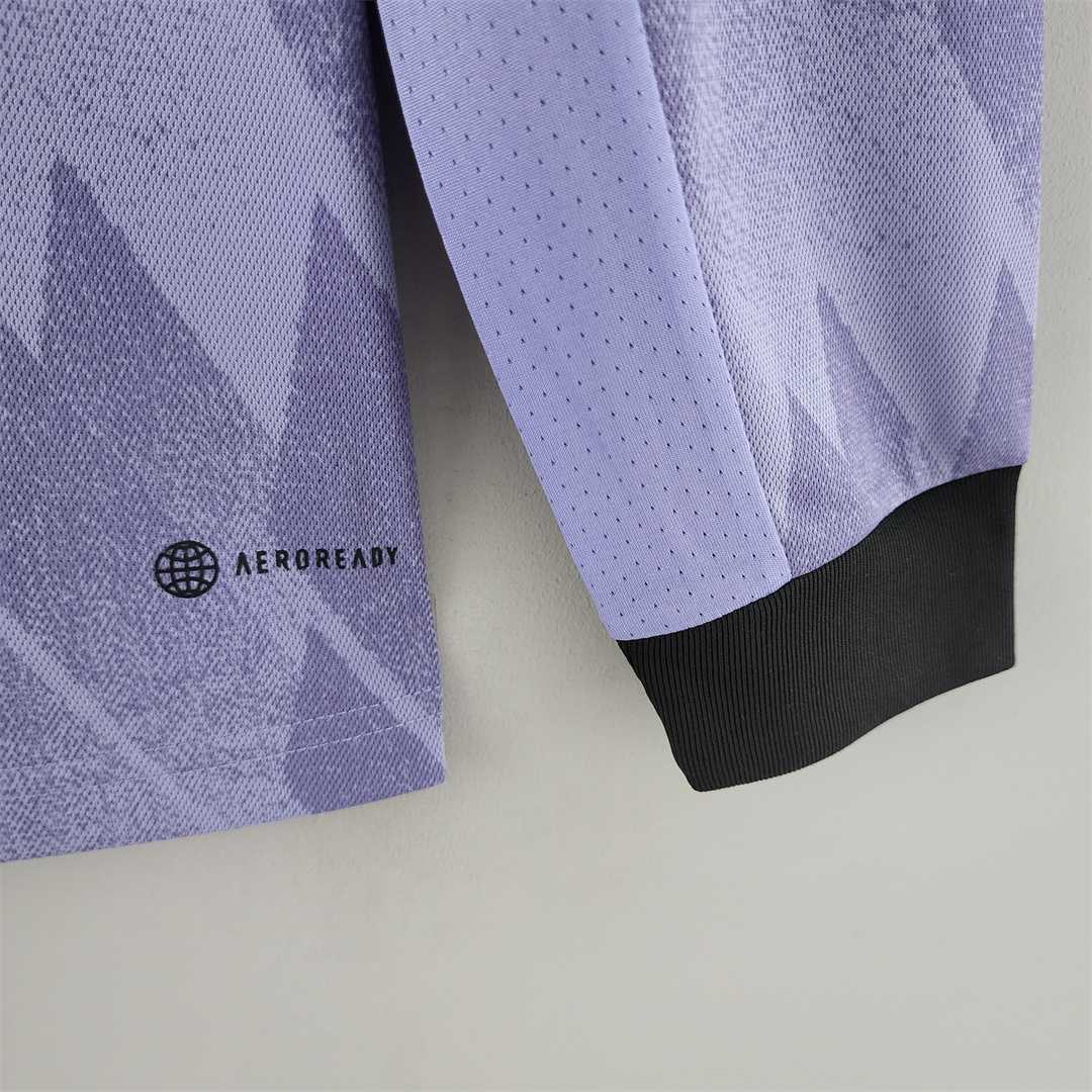 REAL MADRID - 22/23 LONG SLEEVED AWAY JERSEY