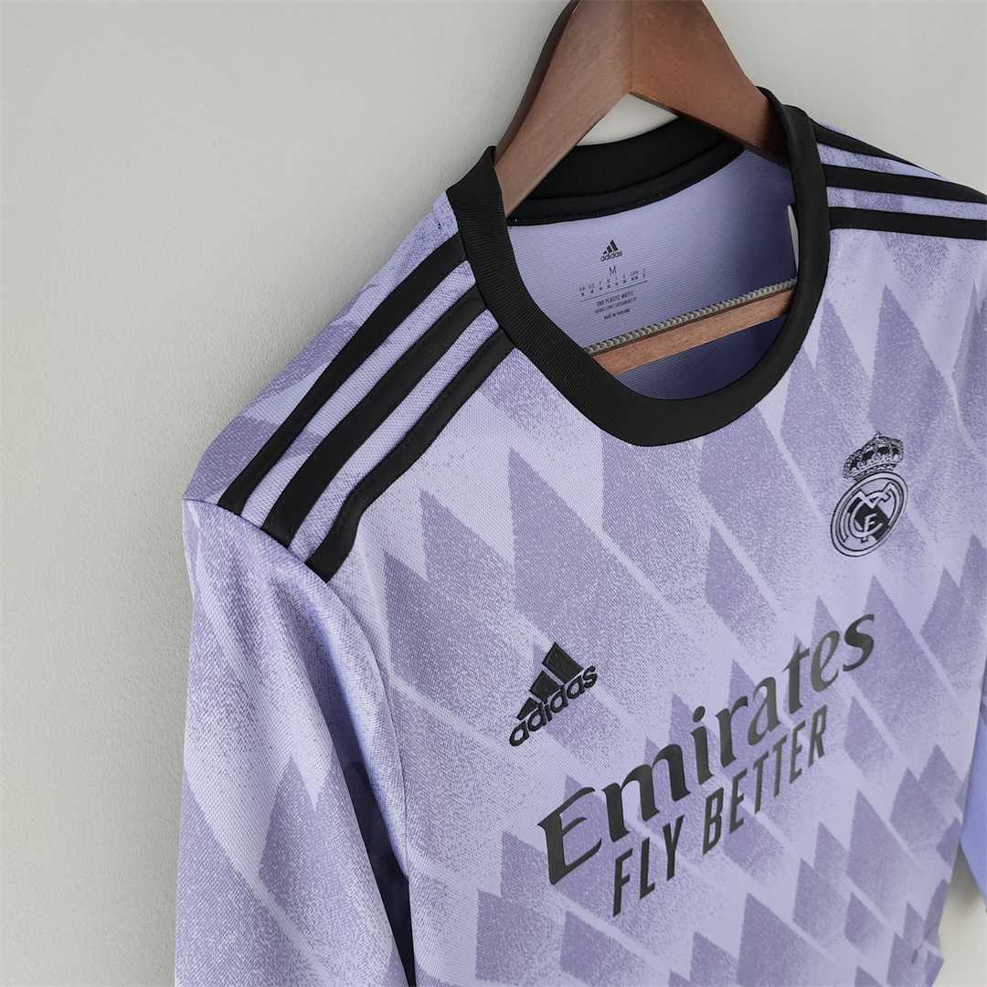 REAL MADRID - 22/23 LONG SLEEVED AWAY JERSEY