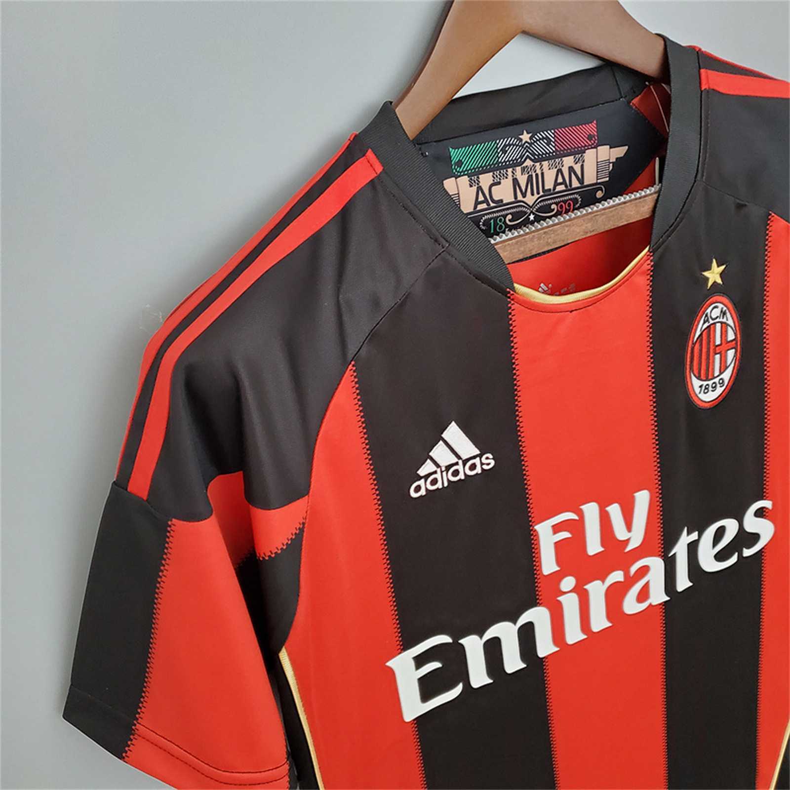 AC MILAN - HOME RETRO JERSEY 10/11