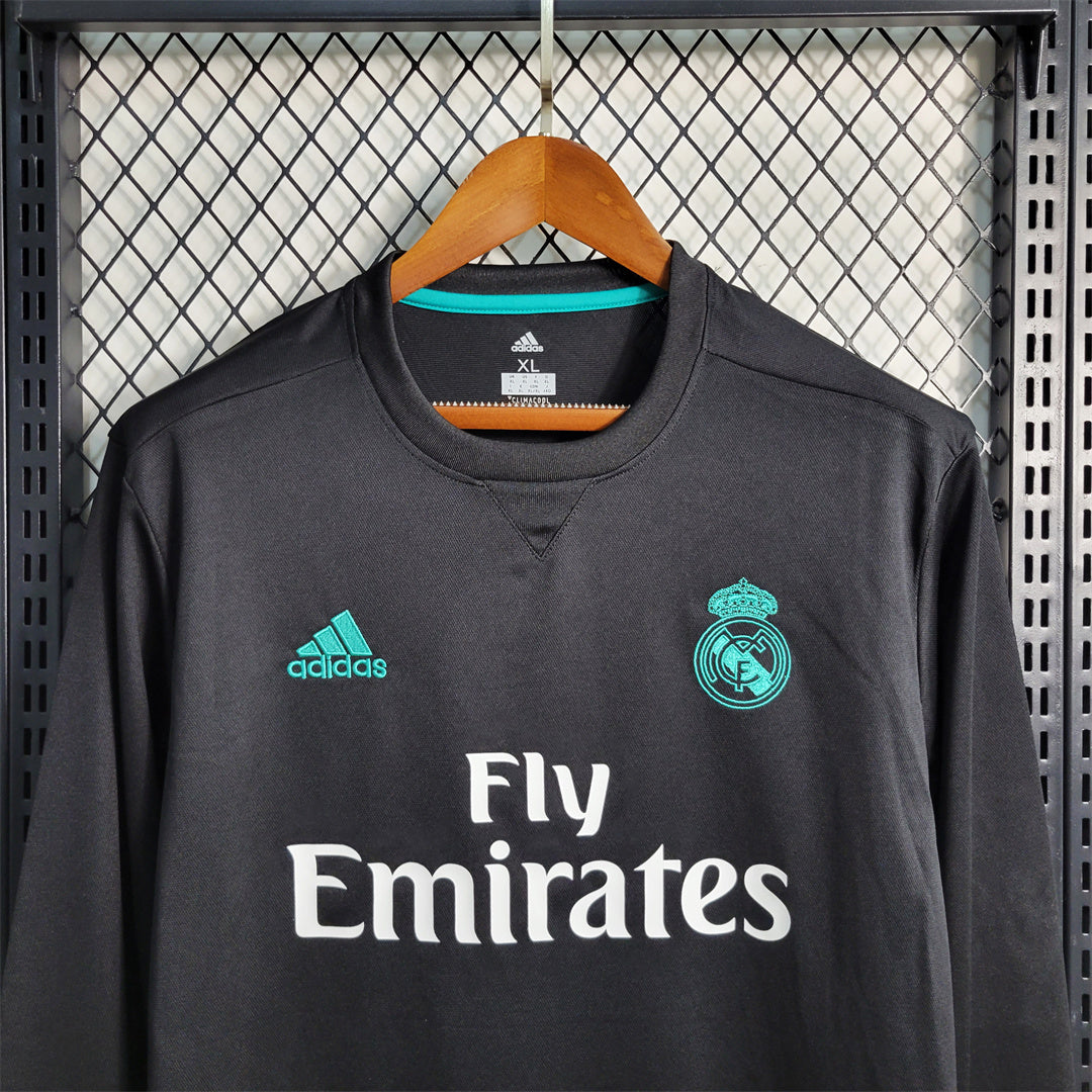 REAL MADRID - RETRO 17/18 LONG SLEEVED AWAY JERSEY