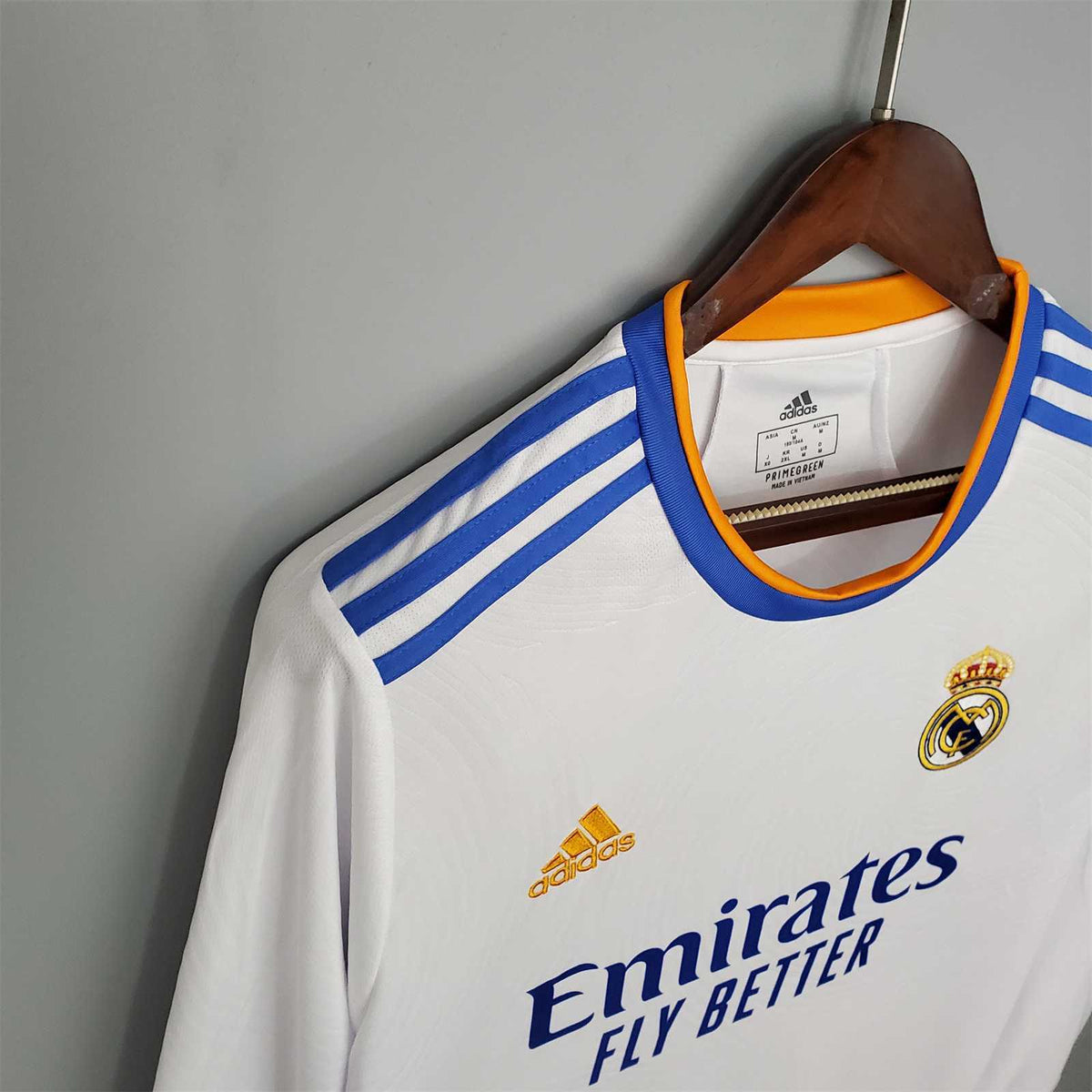 REAL MADRID - HOME JERSEY LONG SLEEVE 21/22