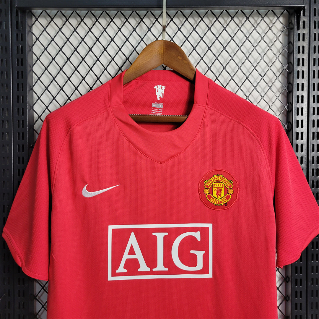 MANCHESTER UNITED - 07/08 RETRO HOME SHIRT