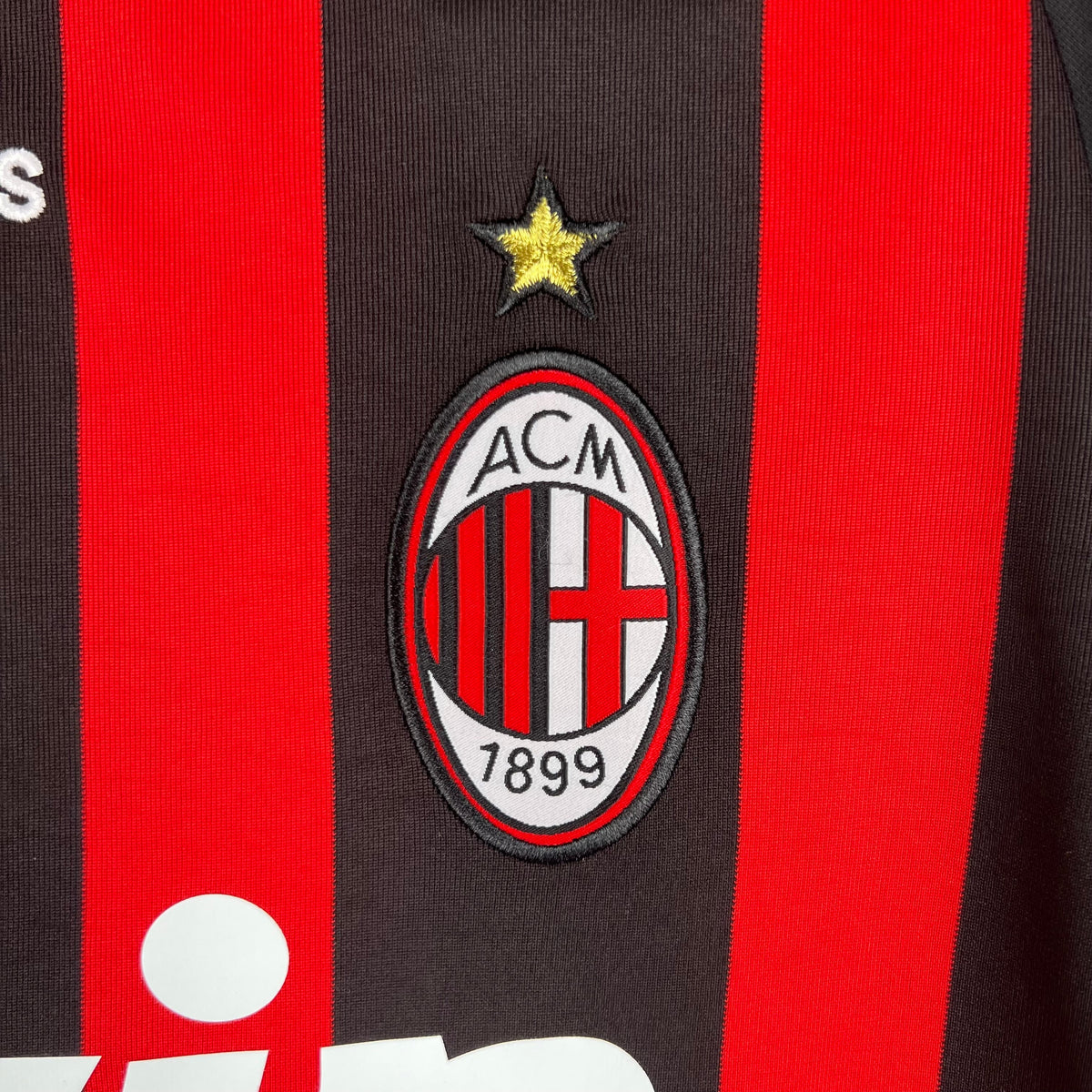 AC MILAN - HOME LONG SLEEVE RETRO JERSEY 08/09