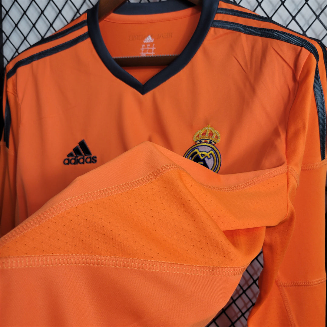 REAL MADRID - MAILLOT EXTÉRIEUR THIRD MANCHES LONGUES RETRO 13/14