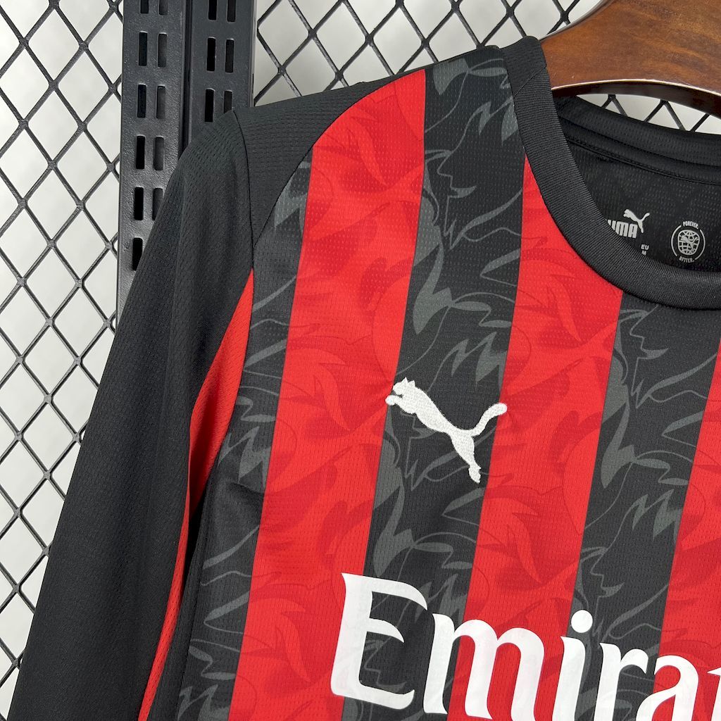 AC MILAN - MAILLOT DOMICILE MANCHES LONGUES 25/26