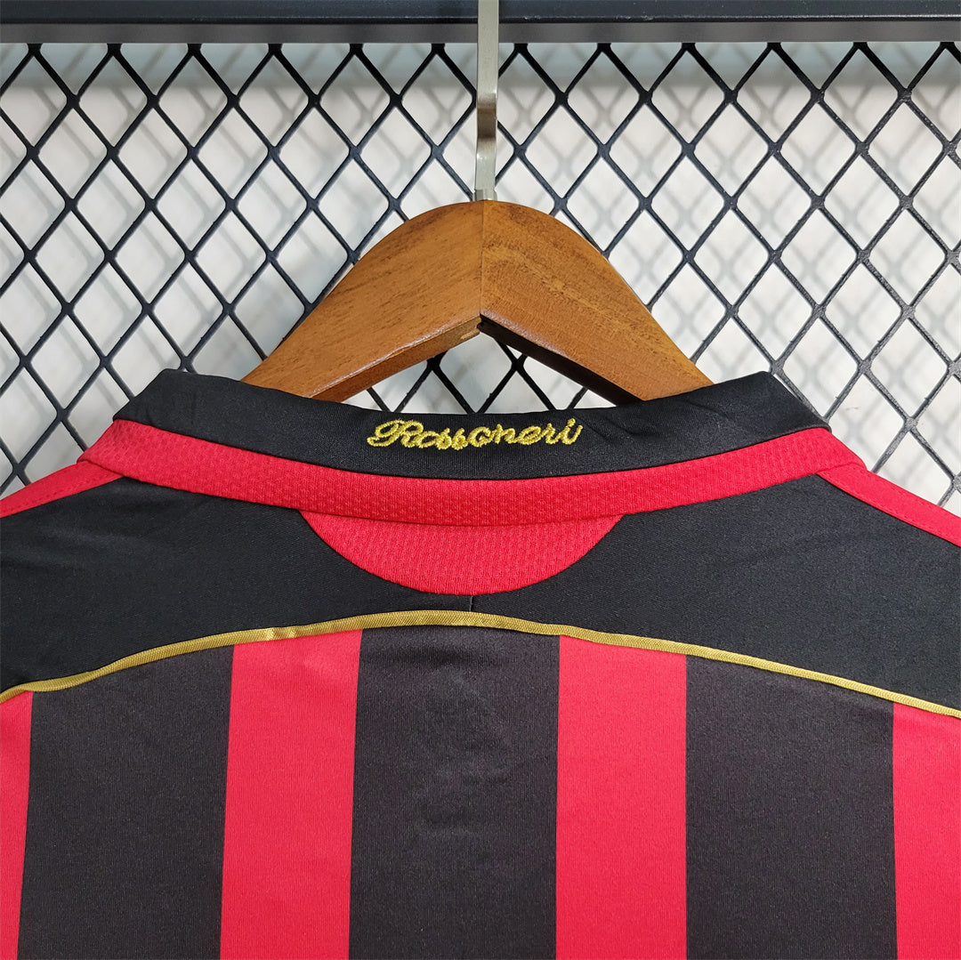 AC MILAN - MAILLOT DOMICILE MANCHES LONGUES RETRO 06/07