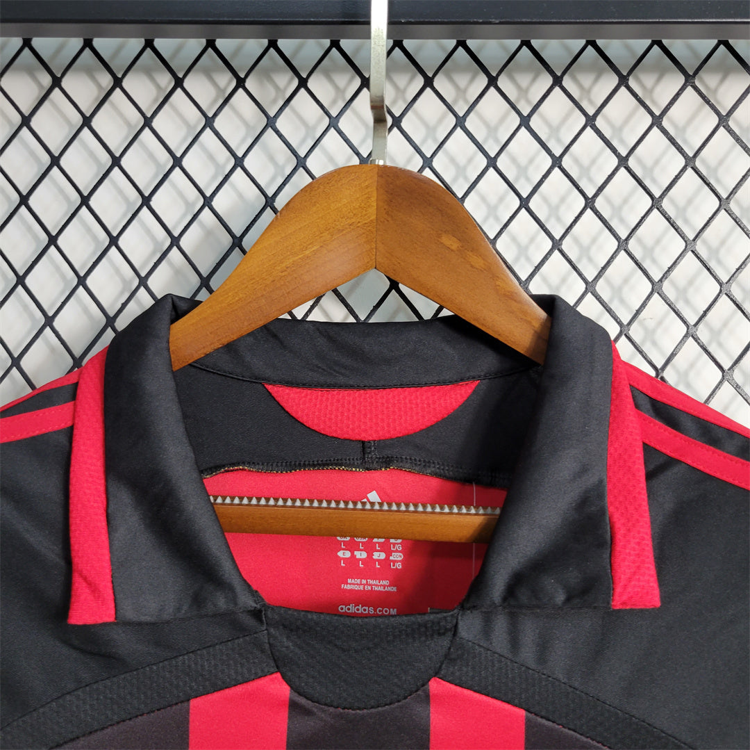 AC MILAN - MAILLOT DOMICILE MANCHES LONGUES RETRO 06/07