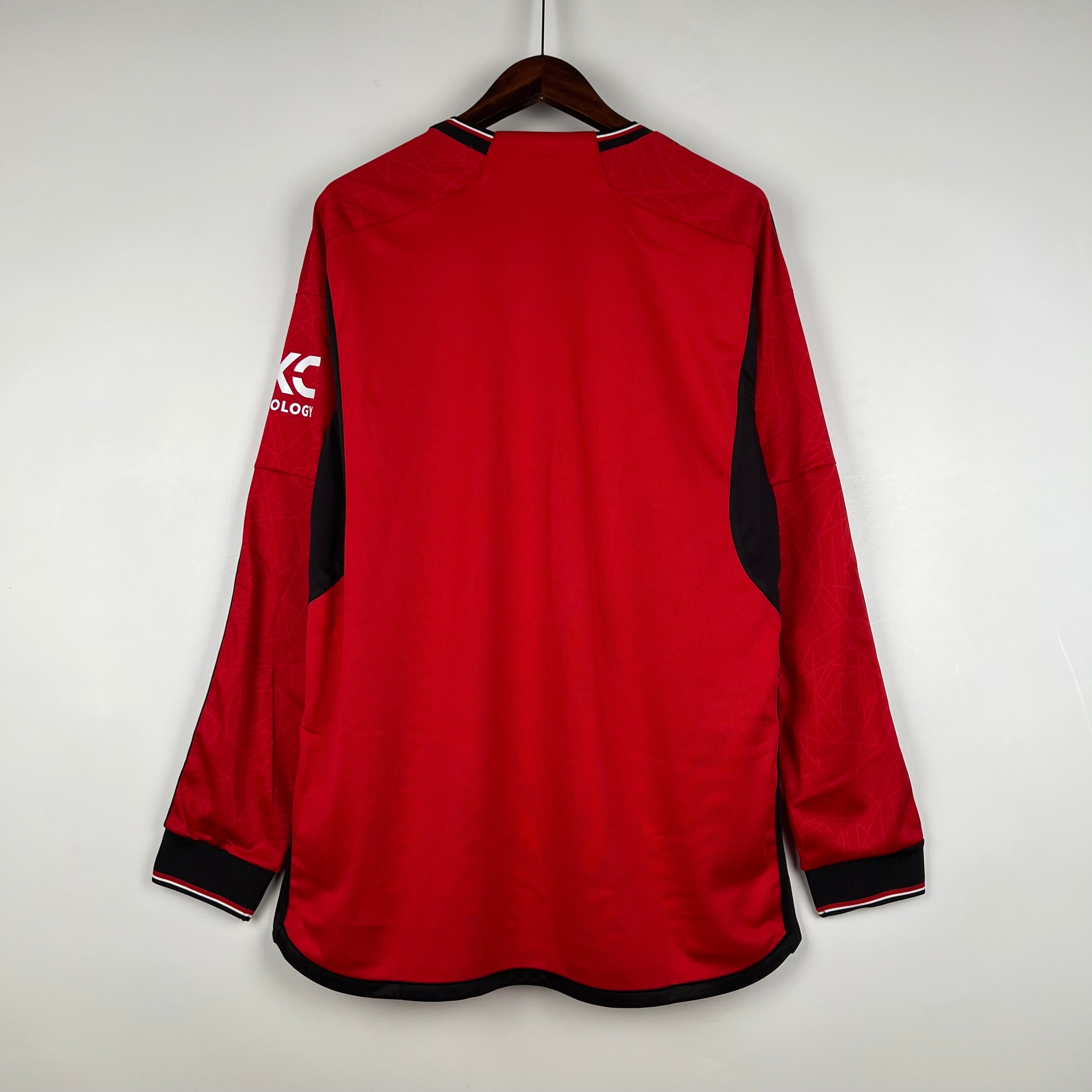 MANCHESTER UNITED - MAILLOT DOMICILE MANCHES LONGUES 23/24