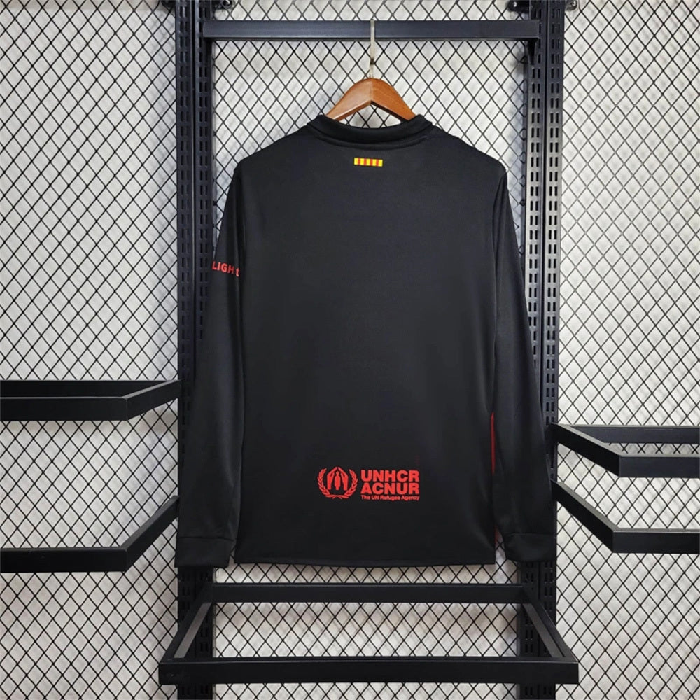FC BARCELONE - MAILLOT EXTÉRIEUR MANCHES LONGUES 24/25