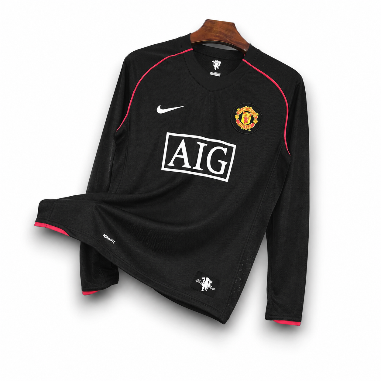 MANCHESTER UNITED - MAILLOT EXTÉRIEUR MANCHES LONGUES RETRO 07/08