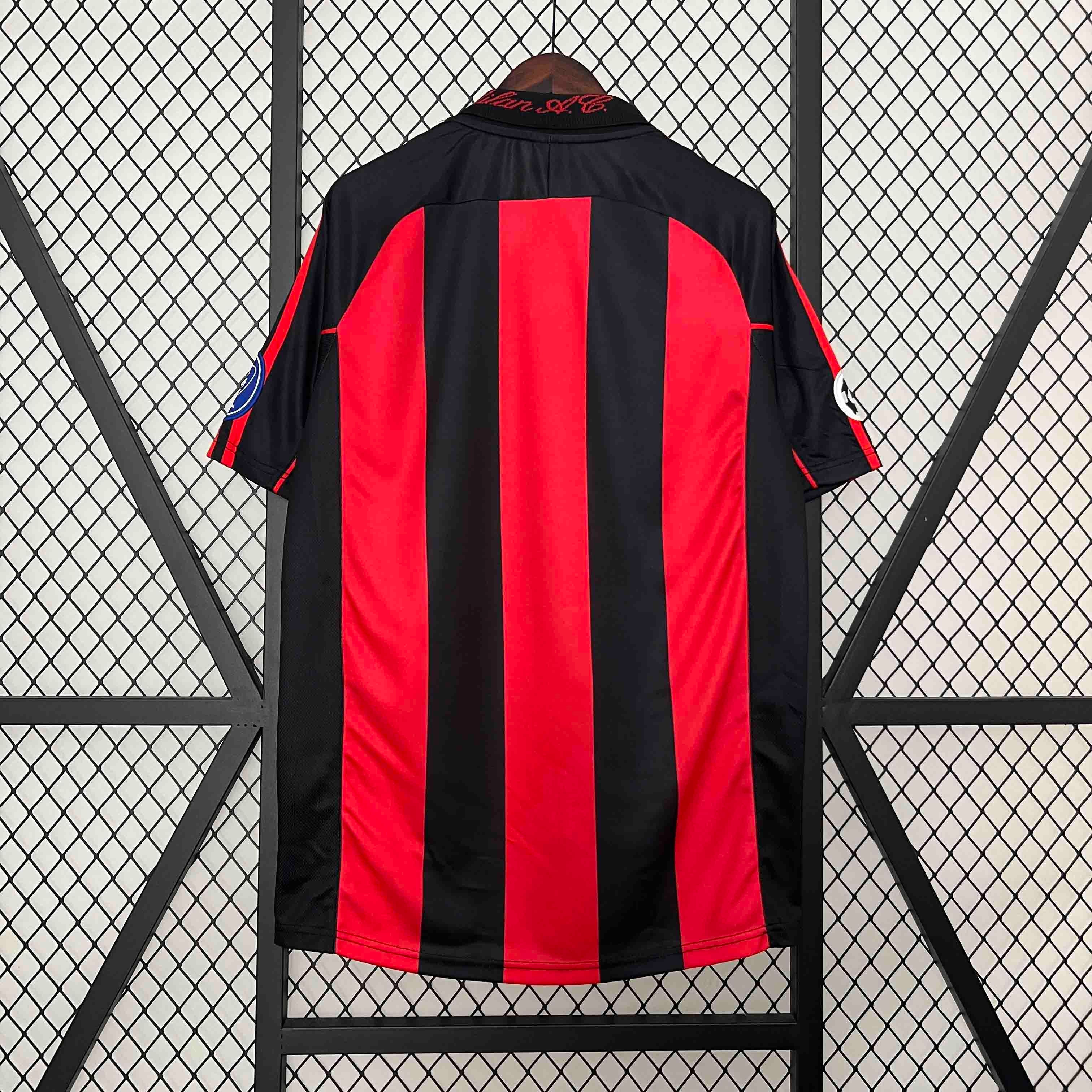 AC MILAN - HOME RETRO JERSEY 00/01