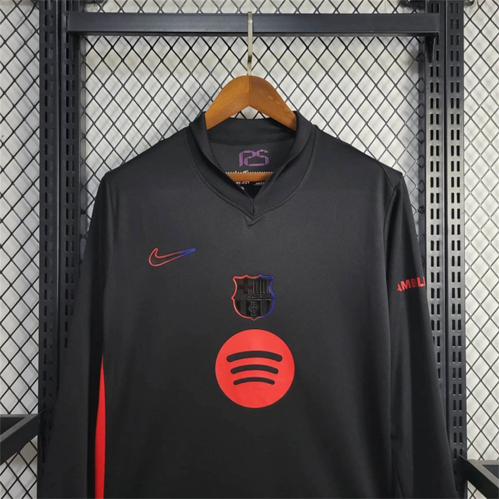 FC BARCELONE - MAILLOT EXTÉRIEUR MANCHES LONGUES 24/25