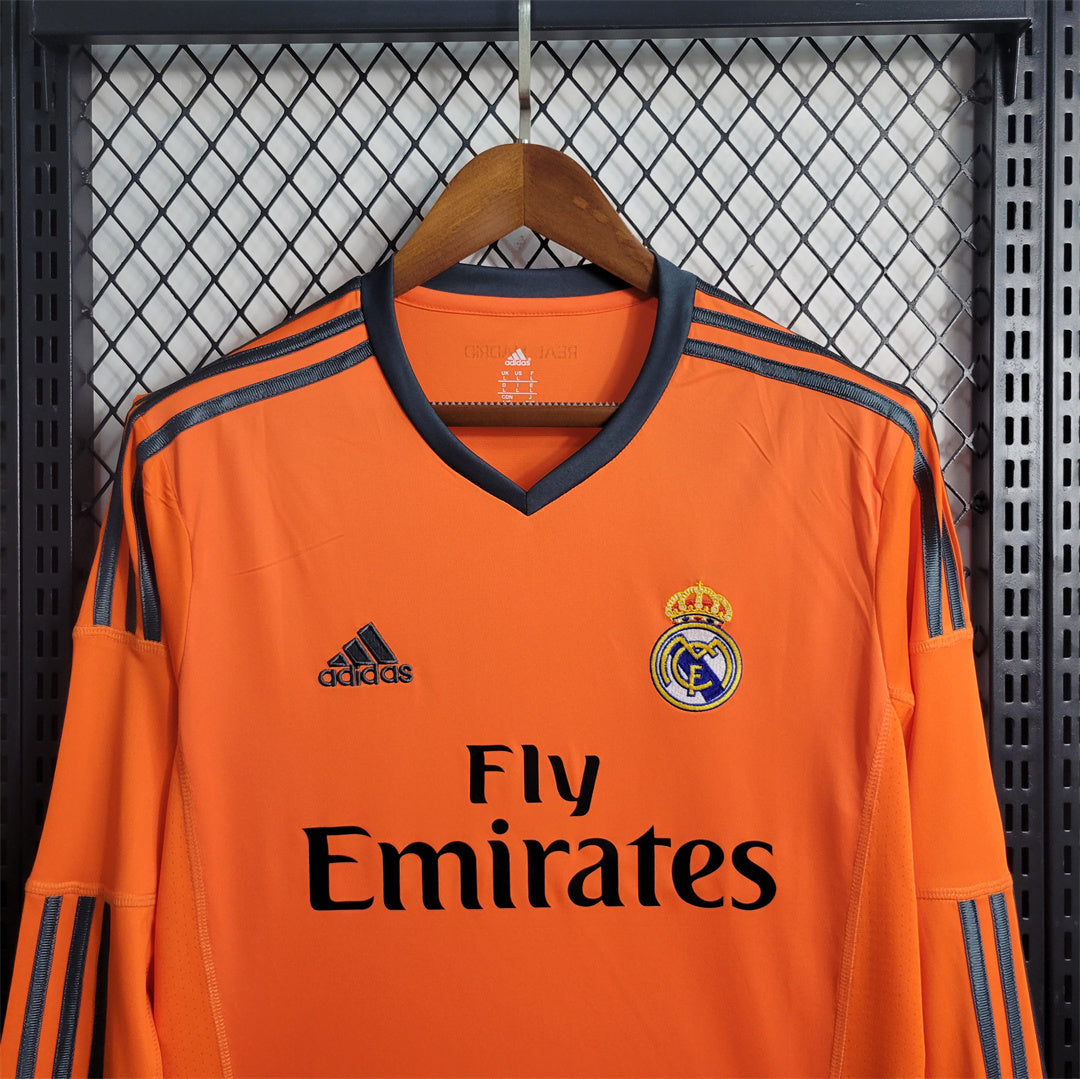 REAL MADRID - MAILLOT EXTÉRIEUR THIRD MANCHES LONGUES RETRO 13/14