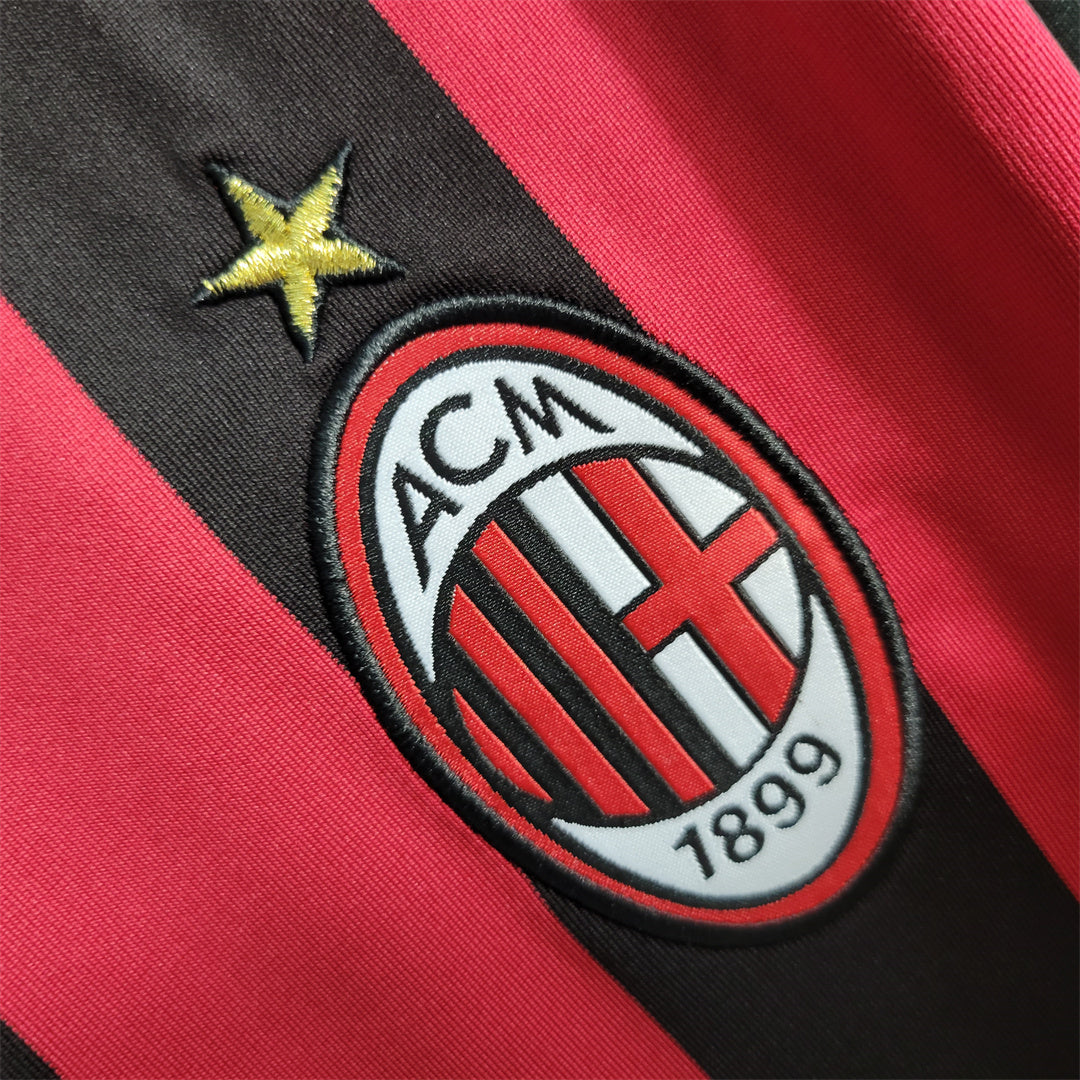 AC MILAN - 09/10 RETRO LONG SLEEVE HOME JERSEY