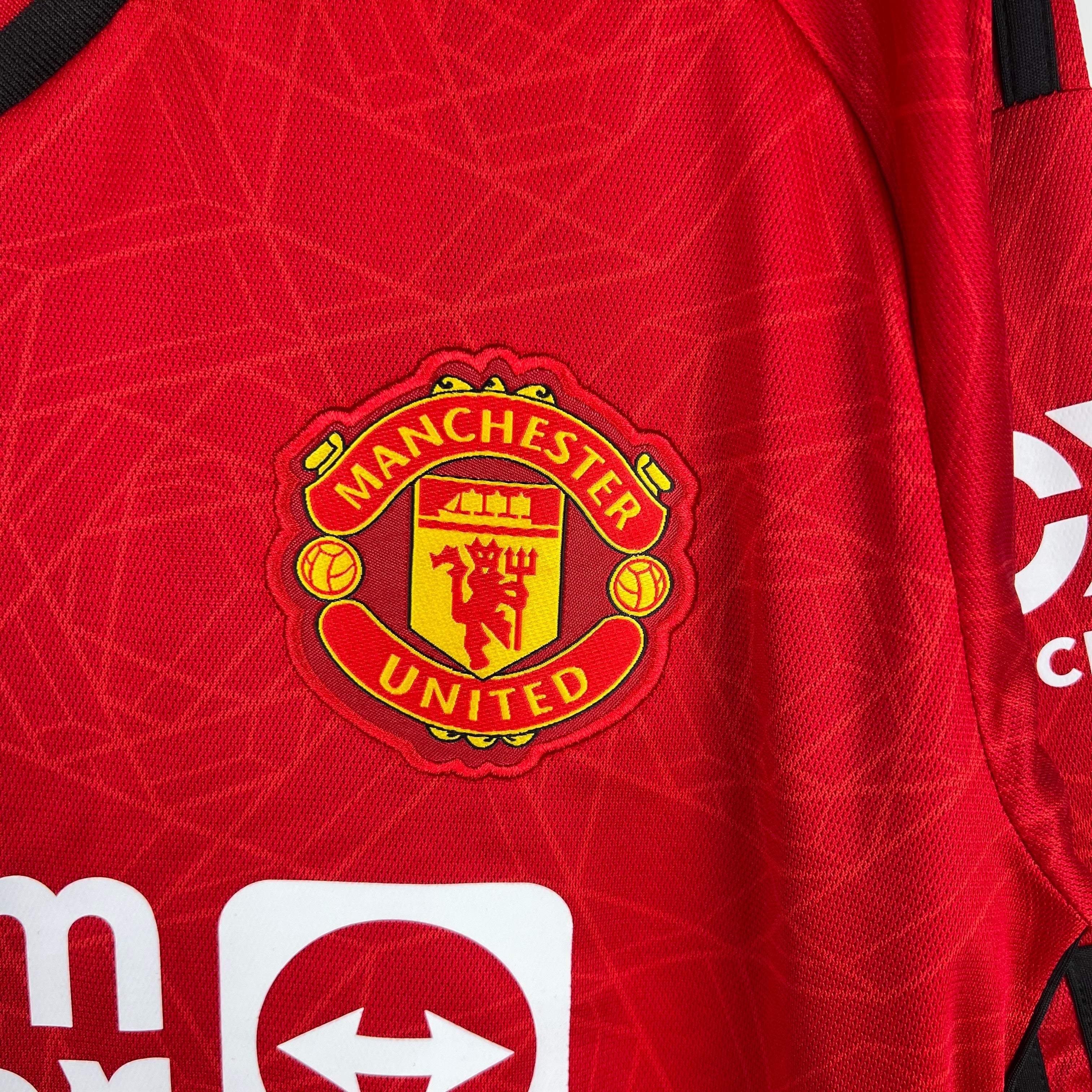 MANCHESTER UNITED - MAILLOT DOMICILE MANCHES LONGUES 23/24