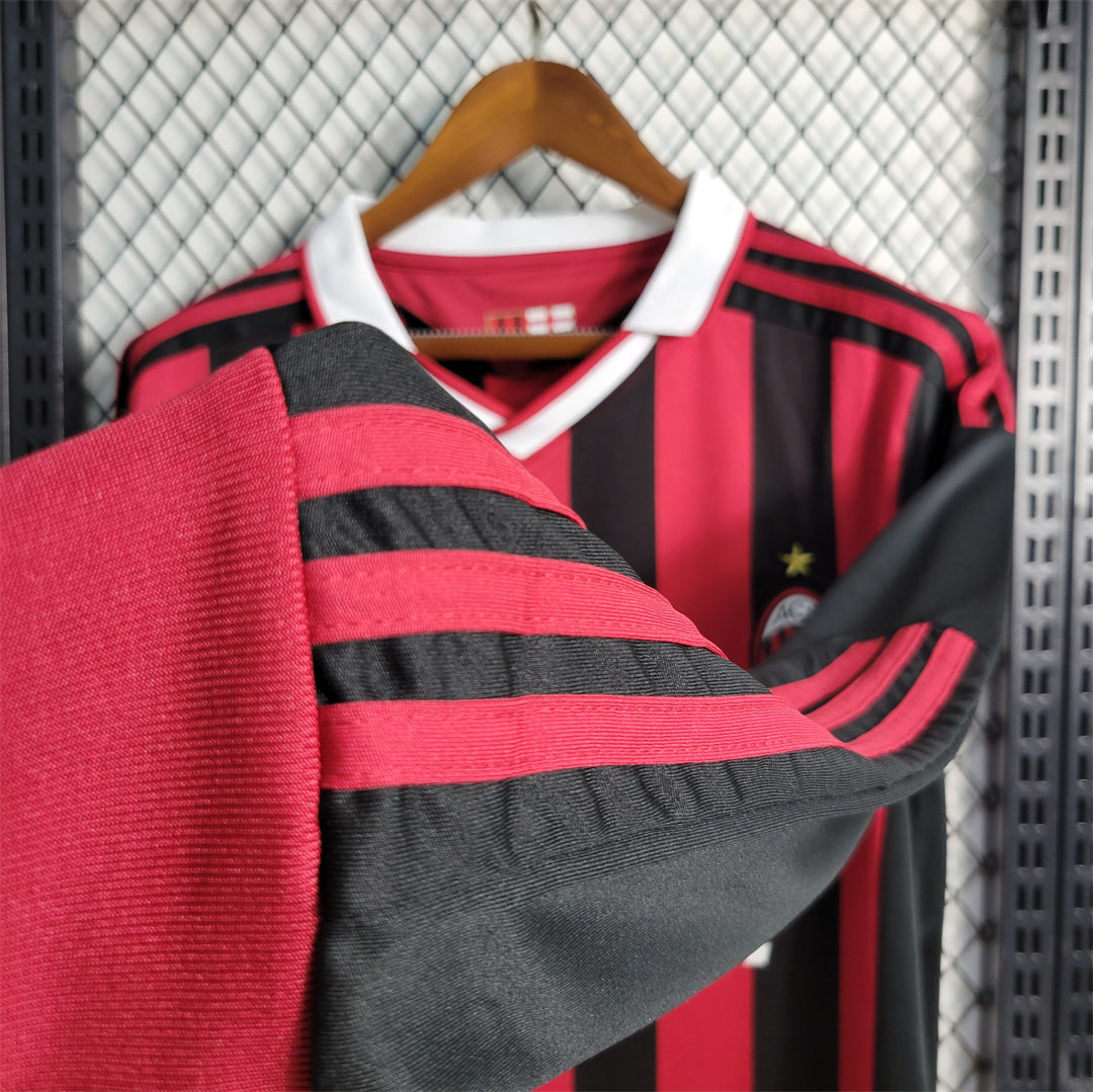 AC MILAN - 09/10 RETRO LONG SLEEVE HOME JERSEY